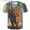 T-shirts Childrens T-shirt Cool Jurassic World Dinosaur T-shirt Boys T-shirt Summer Short sleeved T-shirt Childrens Clothing Girls Top Q240418