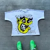 Мужская футболка для футболок kdis little devil graffiti hip hop print printed Street футболка с короткими рукавами.