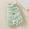 Dog Apparel Teddy Solid Winter Coat Blue Thickened Warm Clothing Jacket Pet Supplies Puppy Clothes XS-XL