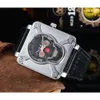 bell and ross New Bell Watches Global Limited Edition Stainless Steel Business Chronograph Ross Luxury Date Fashion Casual Quartz Mens Watch b05 high quality