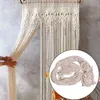 Bolsas de armazenamento Macrame pendura na parede de tapeçaria de tapeçaria quartos cortinas cortinas de casamento boho decoração