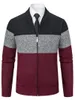 Camisolas masculinas 2024 Autumn/Winter Casual Loose Collar Sweater Cardigan Sweater Large Knit Casat