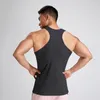 Erkek Tank Tops Gla - İnce monte edici dikey çizgili fitness takım elbise hızlı serbest bırakma sporu koşu eğitim spor moda yaz