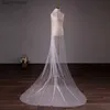 Cabelo de casamento Jóias atacado Tulle macio de 3 metros de 5 metros de marfim branco mariee véu de casamento longo com pente de metal pe noonete vestido de noiva