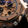 Orologio da polso AP Top Royal Oak Series 26470 MENS AUTOMATICA MENSIO 18K Rose Gold Calibre 42mm