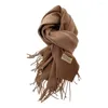 Шарфы модный шарф двухсторонний сплошной цвето