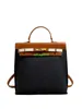 Deri sırt çantası çantaları güvenilir lüks ky el çantası dokunmatik tuval backpack kadın eşsiz tasarım omuz çanta moda banliyö çantası logo hbtkp4