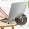 Inne komponenty komputerowe 2PCS Universal Laptop Stand Metal Portable Desktop Notebook Uchwyt do chłodzenia laptopa wspornik składania do MacBooka Computer Mount Y24041