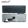 Claviers AR / RU / US ENGRENIR NOUVEAU CLAVIER POUR HP PROBOOK 650 G1 655 G1 US AVEC CADRE OPLAUX CLAVIER NOIR 738697001