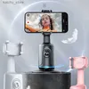 Monopodi selfie Nuovi tiri intelligenti Selfie Stick 360 gradi di follow-up Tracciamento Gimbal Stiput per telefono Stabilizzatore per tiktok Live Photography Y240418