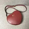 Torby Cowhide Heart Love C-słowek wszechstronny pod pachami jedno ramię Crossbody