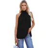 NUOVA 2024 Summer Solid Color Sleeveless Women Casual Pullover Casual Pullover Top