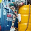 Leggings pour femmes Doiaeskv Fashion Graffiti Mot à motifs floraux Leggins pour les femmes de pantalon élastique élastique à base de chien