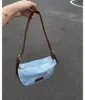 Sacs de soirée Jiaerdi Vintage Blue Handbag Femmes 2024 HARAJUKU AESTHÉSTIQUE ZIPER MESSAGER COSTERN MESSENG