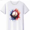 T-Shirt Skateboard Kafatası ve Araba Baskısı Boys Yaratıcı T-Shirt Sıradan Hafif Kısa Kişiş T-Shirt Top Çocuk Yaz Giyim Q240418