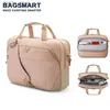 Andere computeraccessoires Bagsmart laptoptas voor vrouwen afsluitbare laptop aktetas kas 15,6 inch computerzak laptop messenger tas voor reisbedrijf Y240418