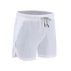 men's back pocket Woven sports shorts, blank version, quick drying American ice silk track and field training basketball cropped pants
