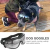 Vêtements pour chiens pour animaux de compagnie à vent Lunettes de protection oculaires anti-UV Creative Eyewear for Puppy (noir)
