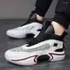 Casual schoenen 2024 Originele mannen Designer Sneakers Ademend hoog Top Basketbal Good Kwaliteit Sport Boy Anti-Slip Basket