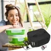 Cajas bento USB Bolsa de lonchera con calefacción Calentador de alimentos USB Calefacción de automóvil recargable 2 en 1 bolso de bento al aire libre Bento portátil Bento aislado L49