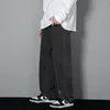 Męskie dżinsy 2024 Koreańskie letnie długi klasyczny mężczyzna prosty dżinsowe spodnie szerokie nogi