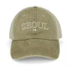 Berets SEOUL (Black) ?? ??! Gaja! Cowboy Hat Anime Beach Outing Vintage Men's Caps Women's