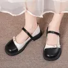 Dress Shoes 2024 Women's Summer And Autumn Vintage Korean Edition British Style Mary Jane Casual Lefu