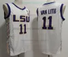 10 Angel Reese LSU Tigers 농구 유니폼 남성 스티치 Hailey van Lith LSU Jersey