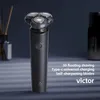 Enchen Victor Blackstone 7 Shaver giratorio eléctrico para hombres Cutter Magnetic Blade Portable Barba Tipo-C Recargable 240408