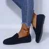 Casual Shoes Corduroy Podstawowy poślizg płaski na stóp u nogi damski w sprzedaży 2024 Modna jesień solidne mokasyny zapatos para mujer