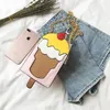 Abendtaschen 2024 Fashion Ice Cream schöne süße Damen Handtaschen Schulter Tag Clutches Damen Crossbody Messenger Bag Klappe