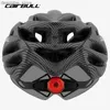 Cycling Caps Masken Cycling Helm Light Road MTB Mountain Bike Fahrrad Fahrrad LED Helm 54-62 cm für Männer Frauen VIERTE BICY BICYCLE HELM CASCO ACTORIOIOS L48