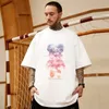 Liondance print mode mode heren t-shirts zomer mannen dames t-shirt katoenontwerpers korte mouw oversized casual shirts hiphop streetwear t shirt tees heren kleding m-8xl