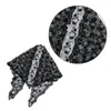 Scarves Ethnic Lace Head Scarf For Women Girls Hair Bandanas Headpiece Turban Hairband Floral Neckscarf Accessories