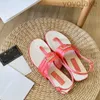 New Fashion Sandals Top Designer Slippers authentine en cuir lettre chaussures de plage de plage