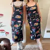 Casual Dresses Women Summer Print Bodycon Slip Dress Vintage Spaghetti Strap Maxi Cute Funny Flowy Party Dinner Vestidos