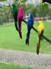 2535cm Simulation Parrot Garden Decoration Creative Lawn Figurine Ornament Animal Bird Outdoor Party Prop 240416