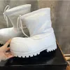 Alaska Ski Low Top Boots Paris Fashion Mężczyźni Kobiet Skiwear Snow Boots Designer Platforma Czarne białe buty Rozmiar 35-44