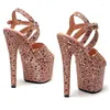 Chaussures de danse laijianjinxia daide uppre couleur sandales talons hauts 17cm / 7 pouces de modèle sexy et pole dance 106