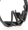 Aesthetic Encircled Reader Art Iron Sculpture Modern Abstract Figurine Shelf Decor Accents Bookshelf Ring Decorative Objects 240411