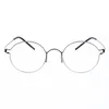 Retro runda skruvfria glasögon glasögon ram män kvinnor morten varumärke design handgjorda optiska recept glasögon 240411
