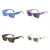 Mode Luxus -Offs 5006 Weiß Rahmen Sonnenbrille Stil Square Marke Sonnenbrille Arrow X Frame Eyewear Trend Sonnenbrille Helle Sportreise Sonnenbrille LGW1