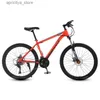 Bikes Nouveau vélo de montagne 27,5 pouces 26 pouces Disc frein extérieur adulte étudiant cyclisme bicyc 27Speed l48