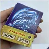 카드 게임 100pcs/set yuh 희귀 플래시 카드 yu gi oh 게임 페이퍼 아이 장난감 소녀 소년 컬렉션 크리스마스 선물 드롭 배달 선물 퍼즐 dh0mq