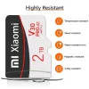 Cards Xiaomi 2TB Micro SDXC TF SD Card A2 V30 1TB Memory Card Camera High Speed Flash SDCard A2 512GB Expanded Storage for Android