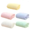 Dekens geboren mousseline swaddle baby beddengoed deken couverture voor bad towe