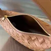 Designer Bag Wallace Handle Bag Mini Intrecciato Zip Stängning Handväskor Stickstorlek 22 cm för kvinnor med låda