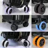 Figurine decorative Assorbimento Assorbimento dei coperchi ruote per valigie in silicone Protettore Protettore Riduzione del suono colorato per