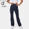 Desginer alooo joga spodni legginsy Al bakteriostatyczne ćwiczenia kobiet rajstopy elastyczne wchłanianie nagich wilgoci i szybkie suszenie spodni jogi wysokiej talii