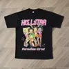T-shirt col rond Hellstar Sound Like Heaven Tee Hommes Femmes Streetwear Coton T-shirt Haute Qualité Casual Gothique Manches Courtes 240416